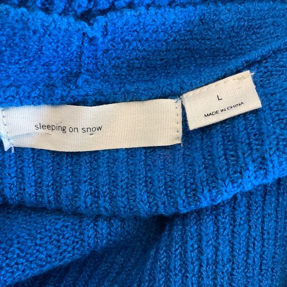 SLEEPING ON SNOW blue Alcott Kimono Wrap Cardigan - Picture 6 of 15